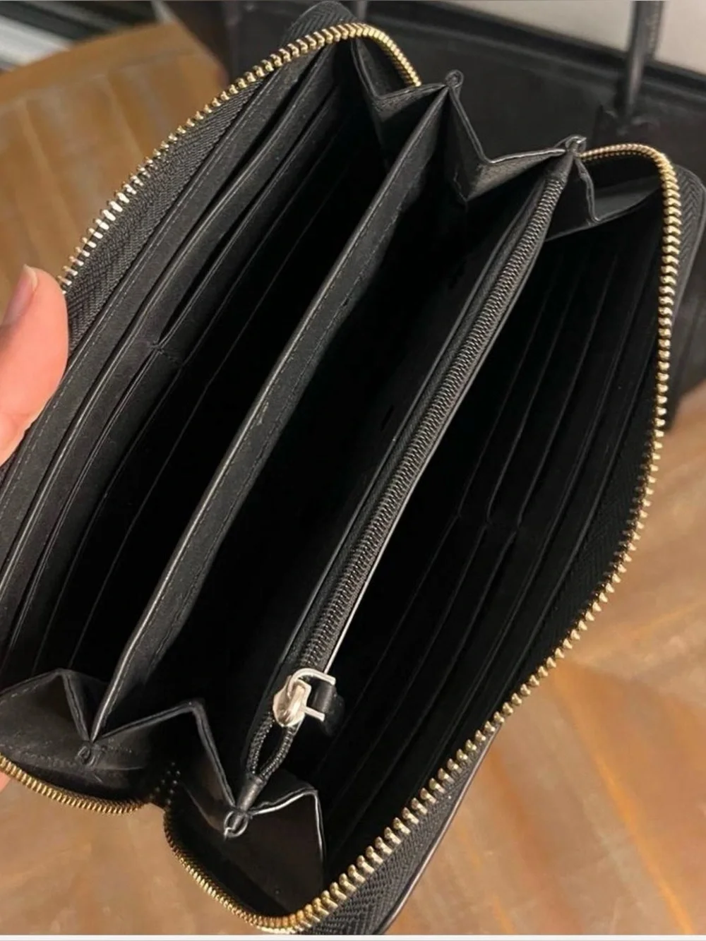 Kate Spade New York Black Leather Tote with Matching Wallet